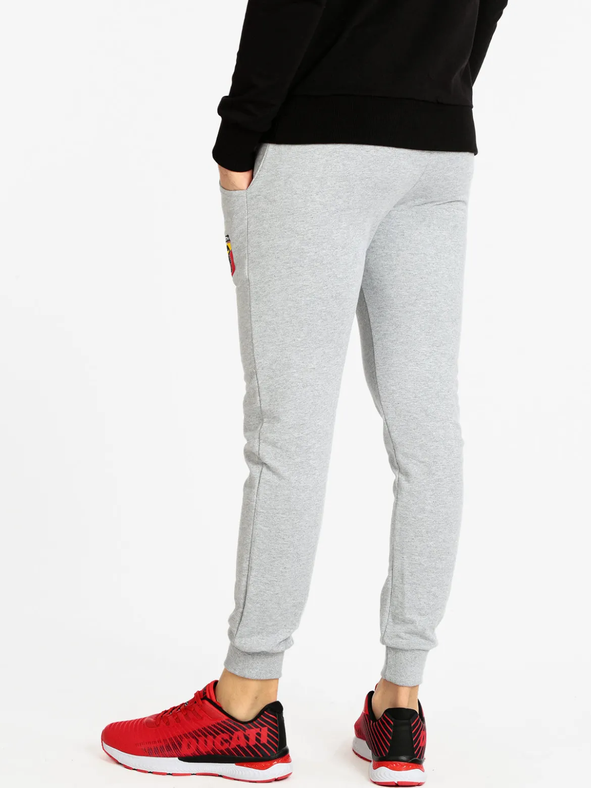 Abarth Pantaloni sportivi da uomo con logo