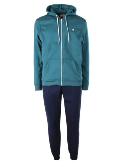 Aki Completo tuta da uomo 2 pezzi full zip con cappuccio - ottanio