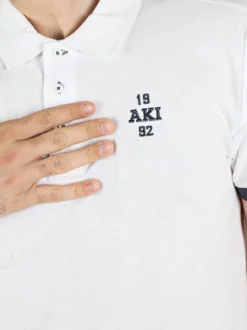 Aki Polo da uomo in cotone a maniche corte