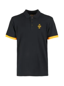 Aki Polo da uomo in cotone a maniche corte