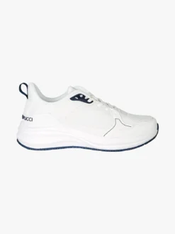 Amerigo Vespucci Sneakers da uomo con lacci elastici - bianco