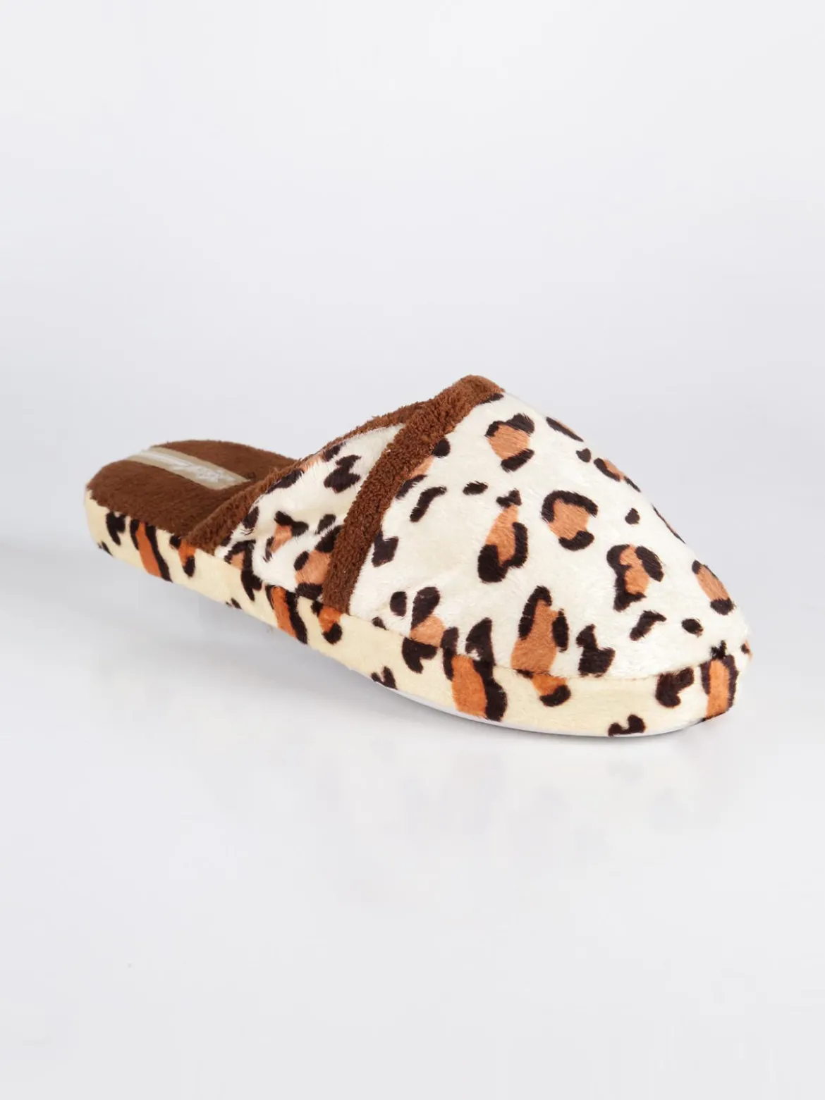 Amix Pantofole leoparfate in tessuto