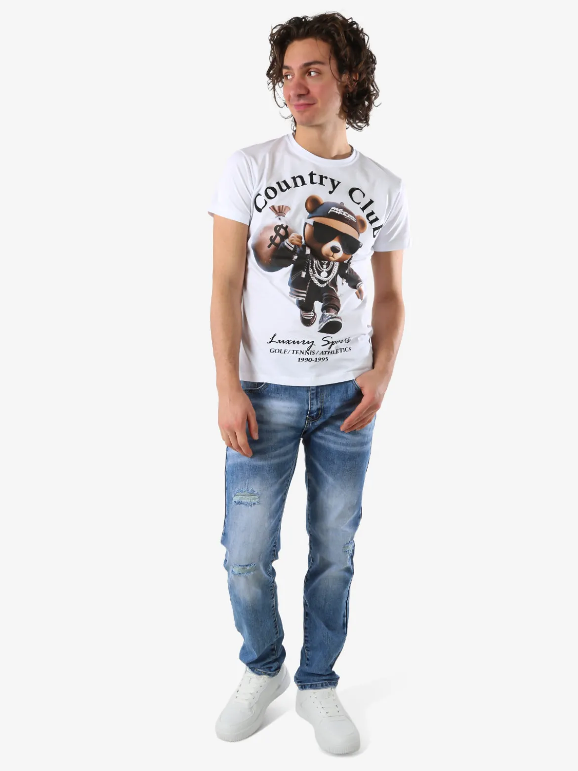 Andrea Falco Jeans strappati da uomo slim fit - jeans