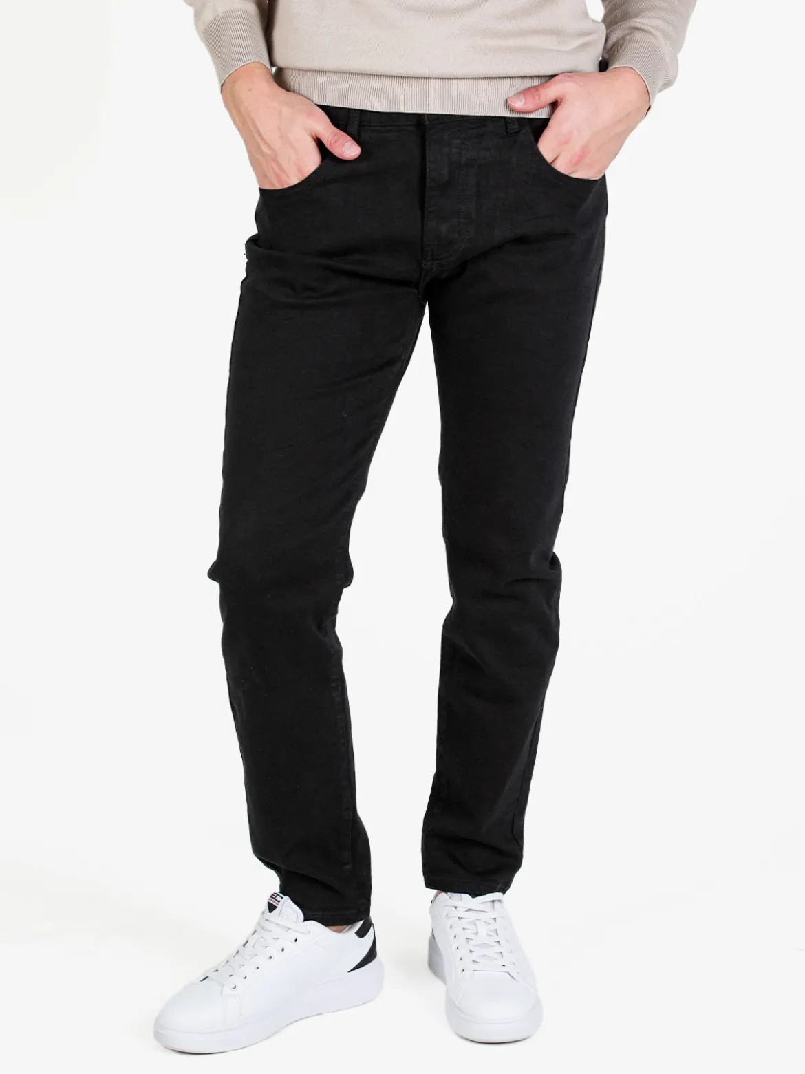 Andrea Falco Pantaloni da uomo jeans slim fit