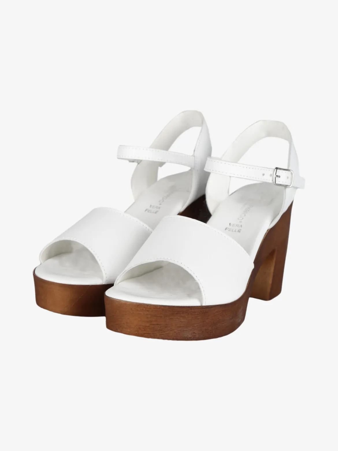 Andrea Pierago Sandali in pelle donna con tacco