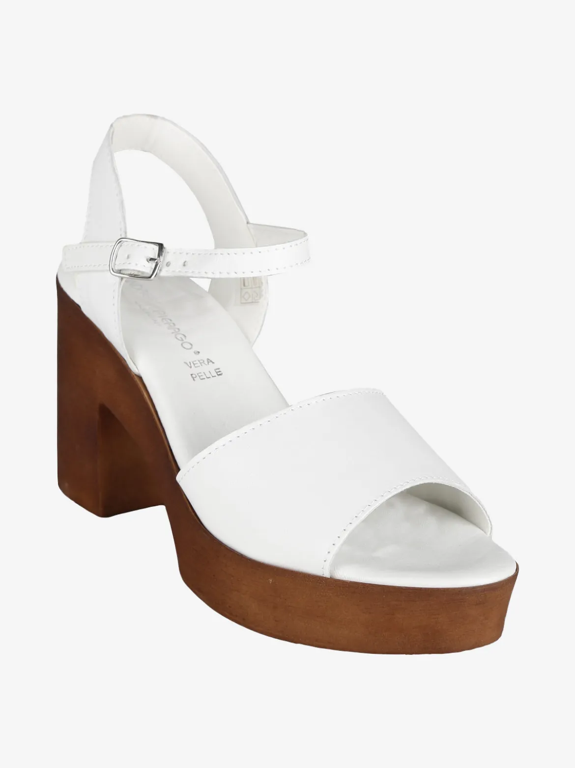 Andrea Pierago Sandali in pelle donna con tacco