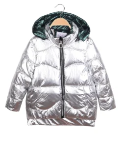 Angel Kids Piumino da ragazza felpato con cappuccio
