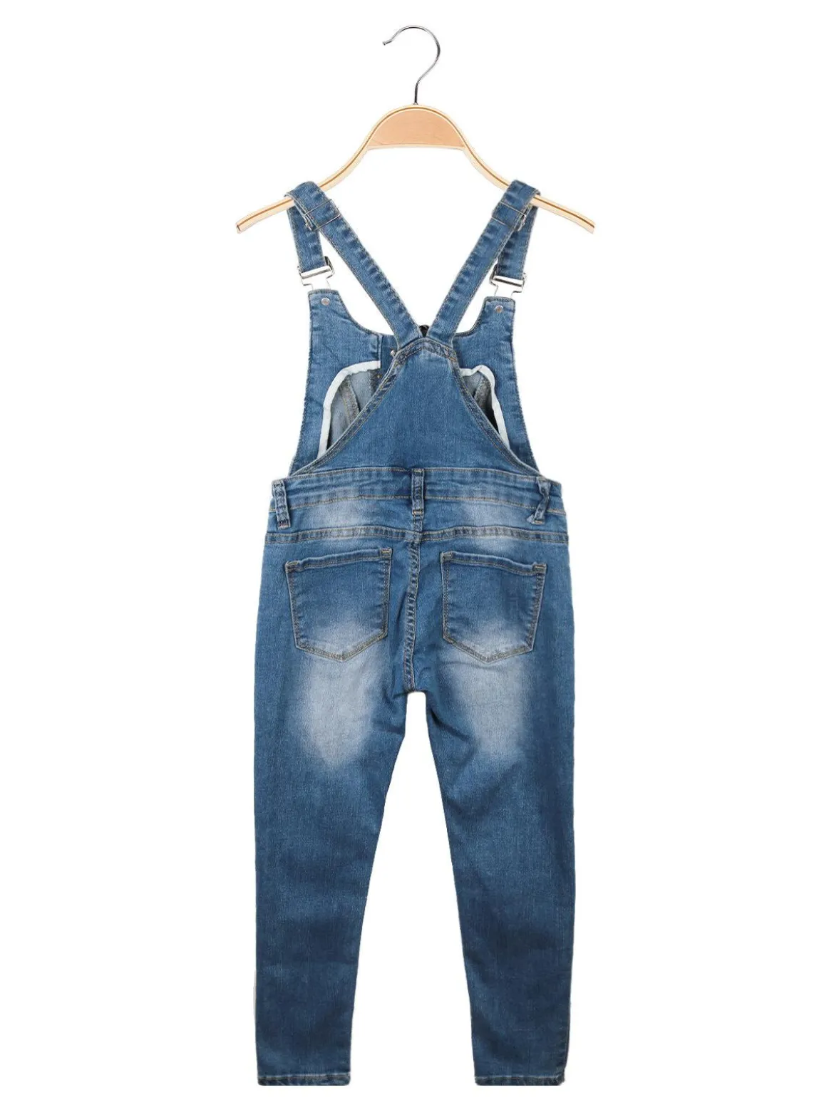 Angel Kids Salopette da bambina in jeans