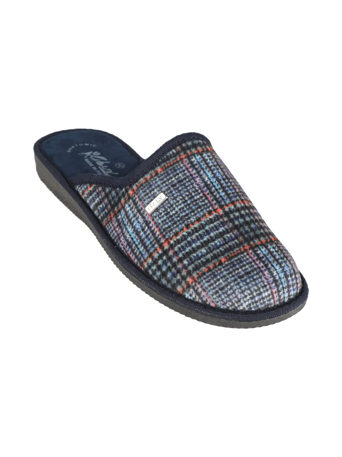 A Piedi Liberi Pantofole da uomo in tessuto a fantasia