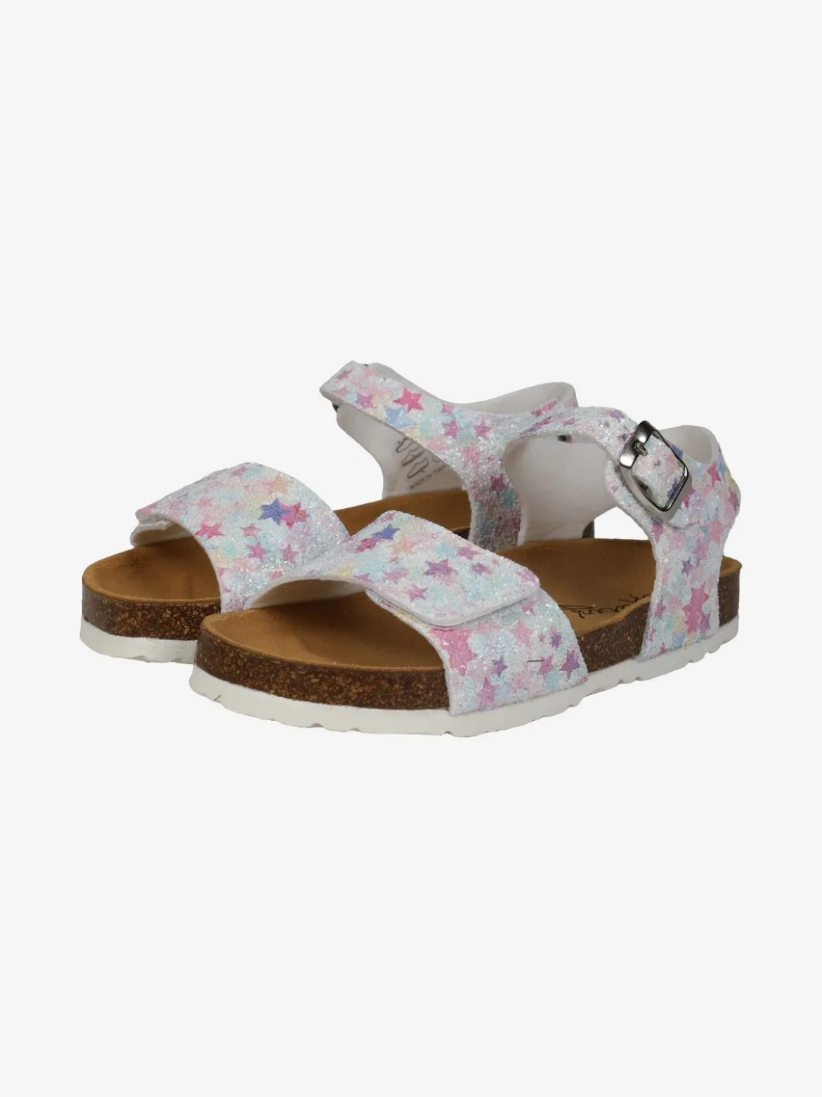 A Piedi Liberi Sandali da bambina con fibbia e cinturino a strappo