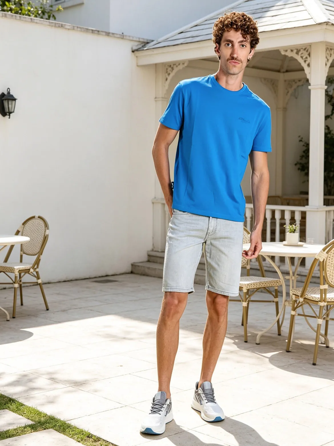 Armata Di Mare T-shirt da uomo in cotone - blu