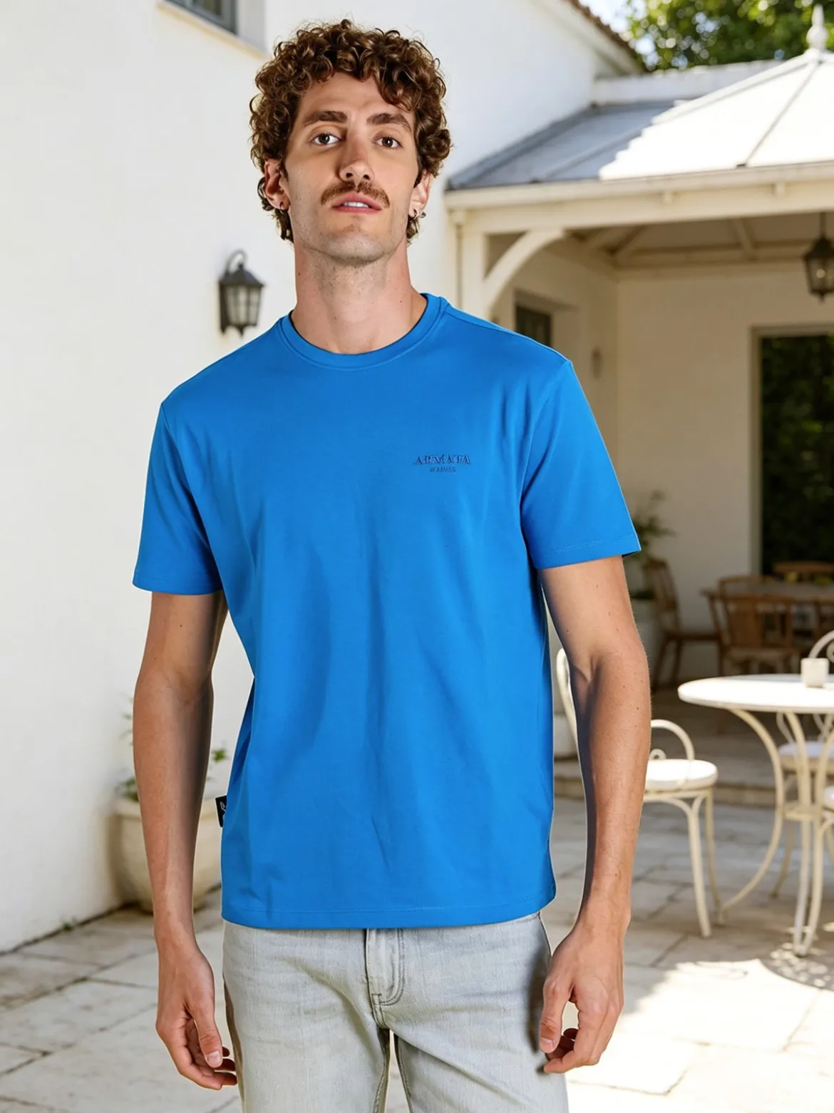 Armata Di Mare T-shirt da uomo in cotone - blu