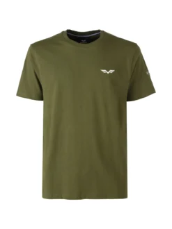 Armata Di Mare T-shirt girocollo da uomo in cotone - militare