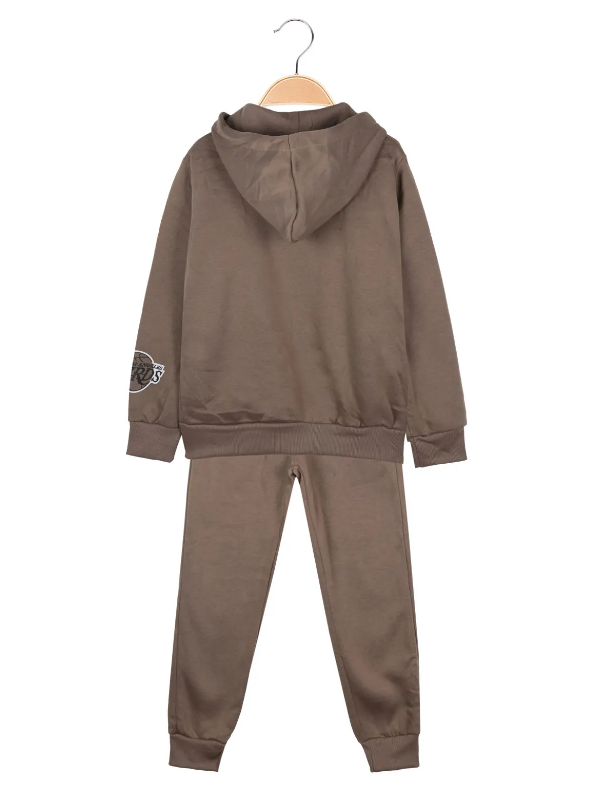 Armata Militare Completo 3 pezzi da bambino con cappuccio e zip - marrone