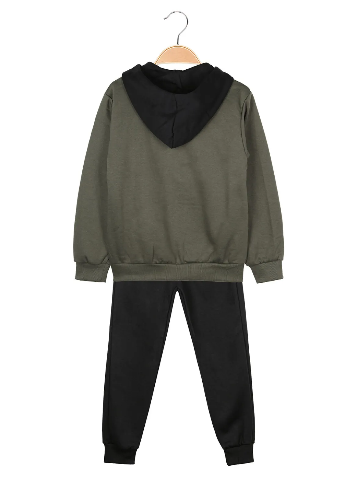 Armata Militare Completo 3 pezzi da bambino con cappuccio e zip - militare