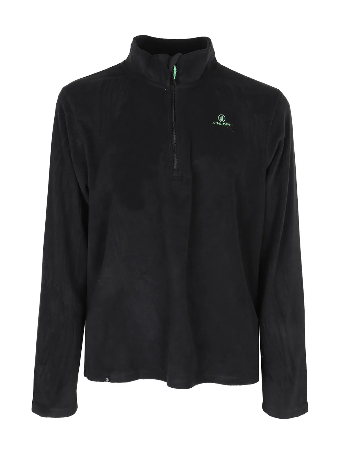 Athl Dpt Felpa da uomo mezza zip in micropile