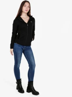 Athl Dpt Felpa donna in pile con cappuccio e zip