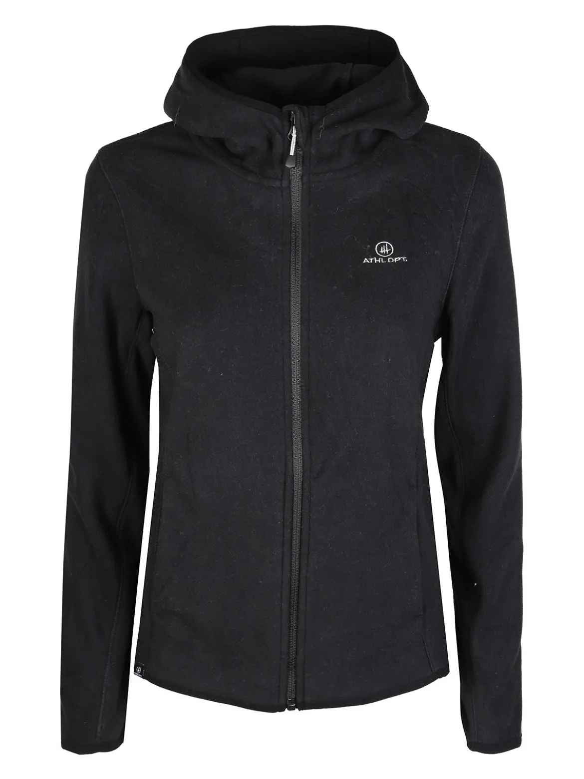 Athl Dpt Felpa donna in pile con cappuccio e zip