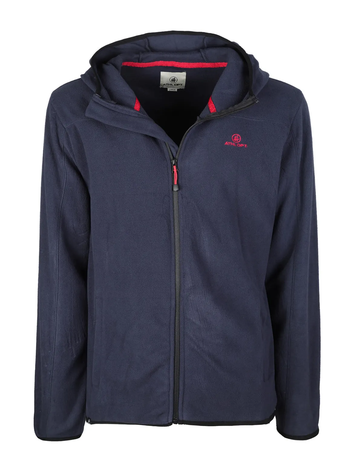 Athl Dpt Felpa in pile da uomo con cappuccio e zip