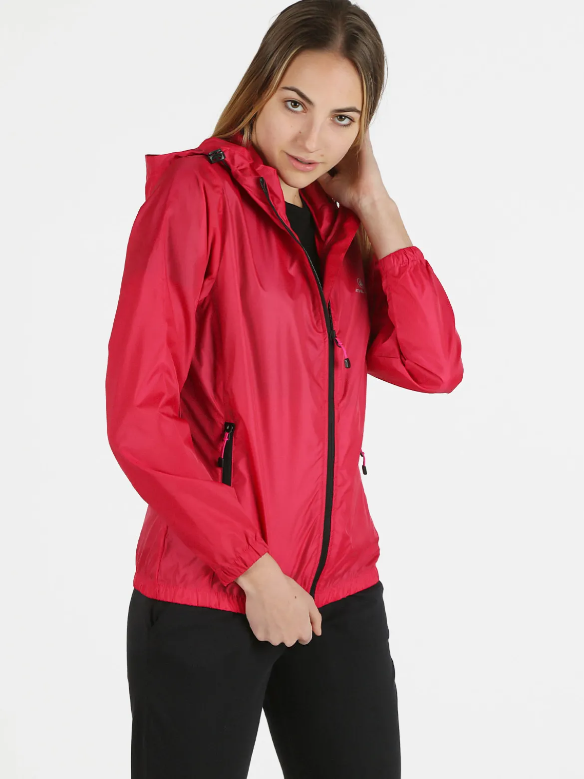 Athl Dpt Giacca a vento da donna con cappuccio