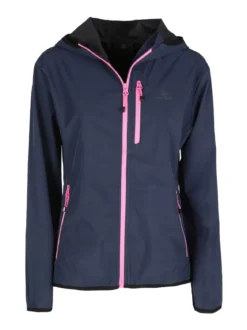 Athl Dpt Giacca a vento da donna con cappuccio e zip