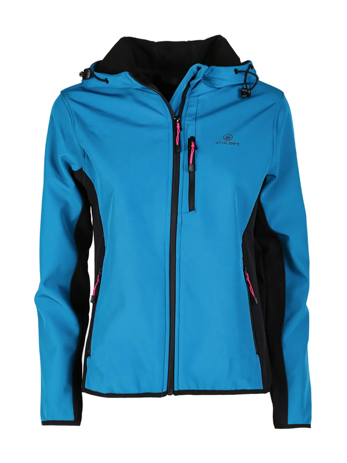 Athl Dpt Giacca donna sportiva impermeabile con cappuccio e zip