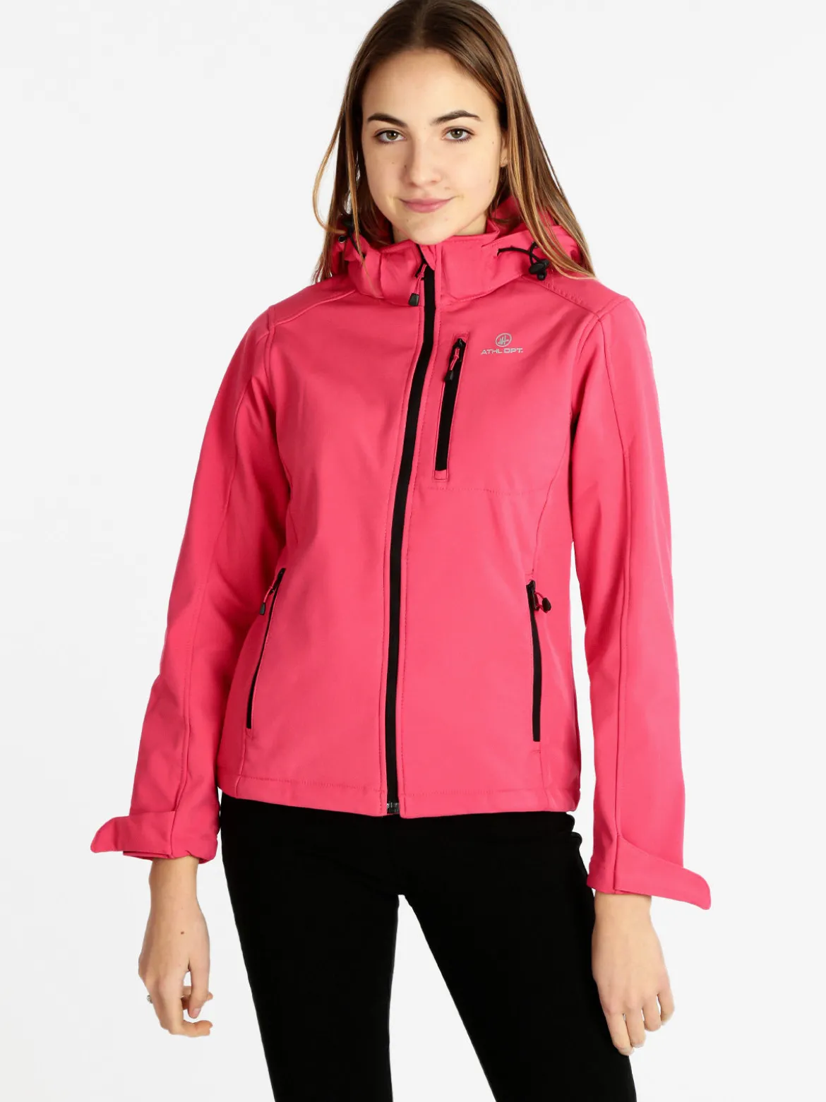 Athl Dpt Giacca sportiva da donna con cappuccio