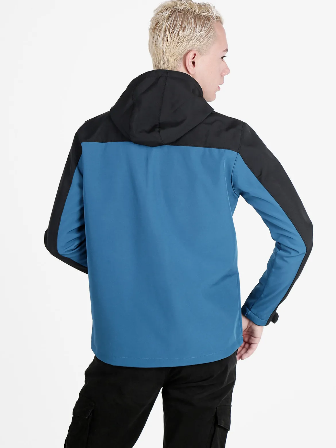 Athl Dpt Giacca sportiva da uomo impermeabile con cappuccio e interno in pile