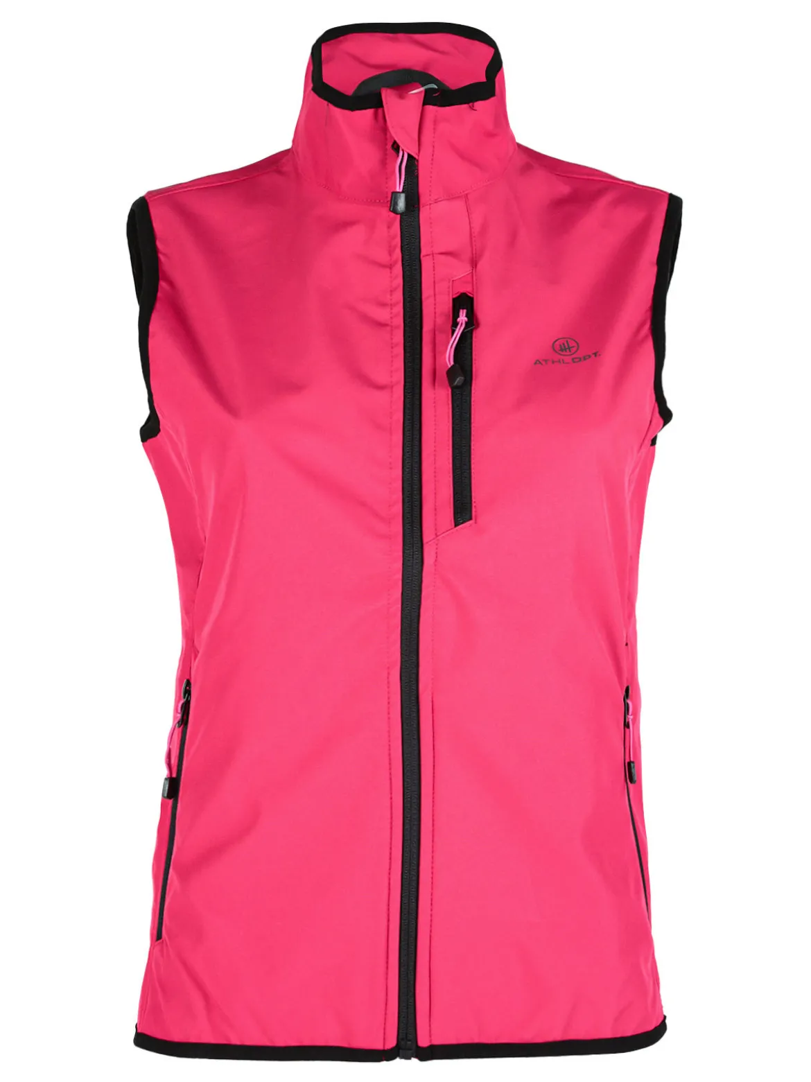 Athl Dpt Gilet donna impermeabile con zip