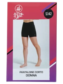 Athl Dpt Shorts sportivi da donna elasticizzati - nero
