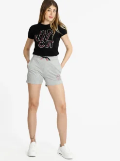 Athl Dpt Shorts sportivi in cotone donna con coulisse