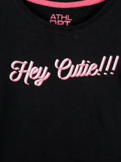 Athl Dpt T-shirt con scritta