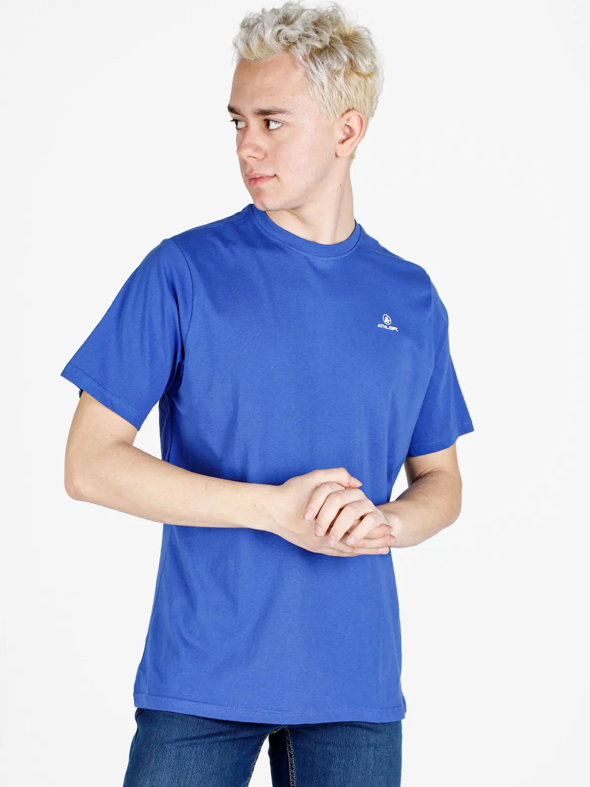 Athl Dpt T-shirt da uomo in cotone con logo