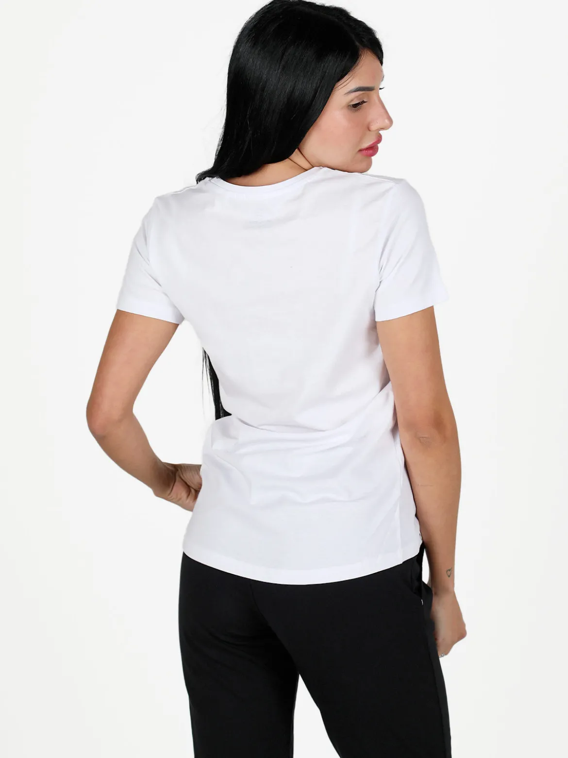 Athl Dpt T-shirt donna in cotone con scritta