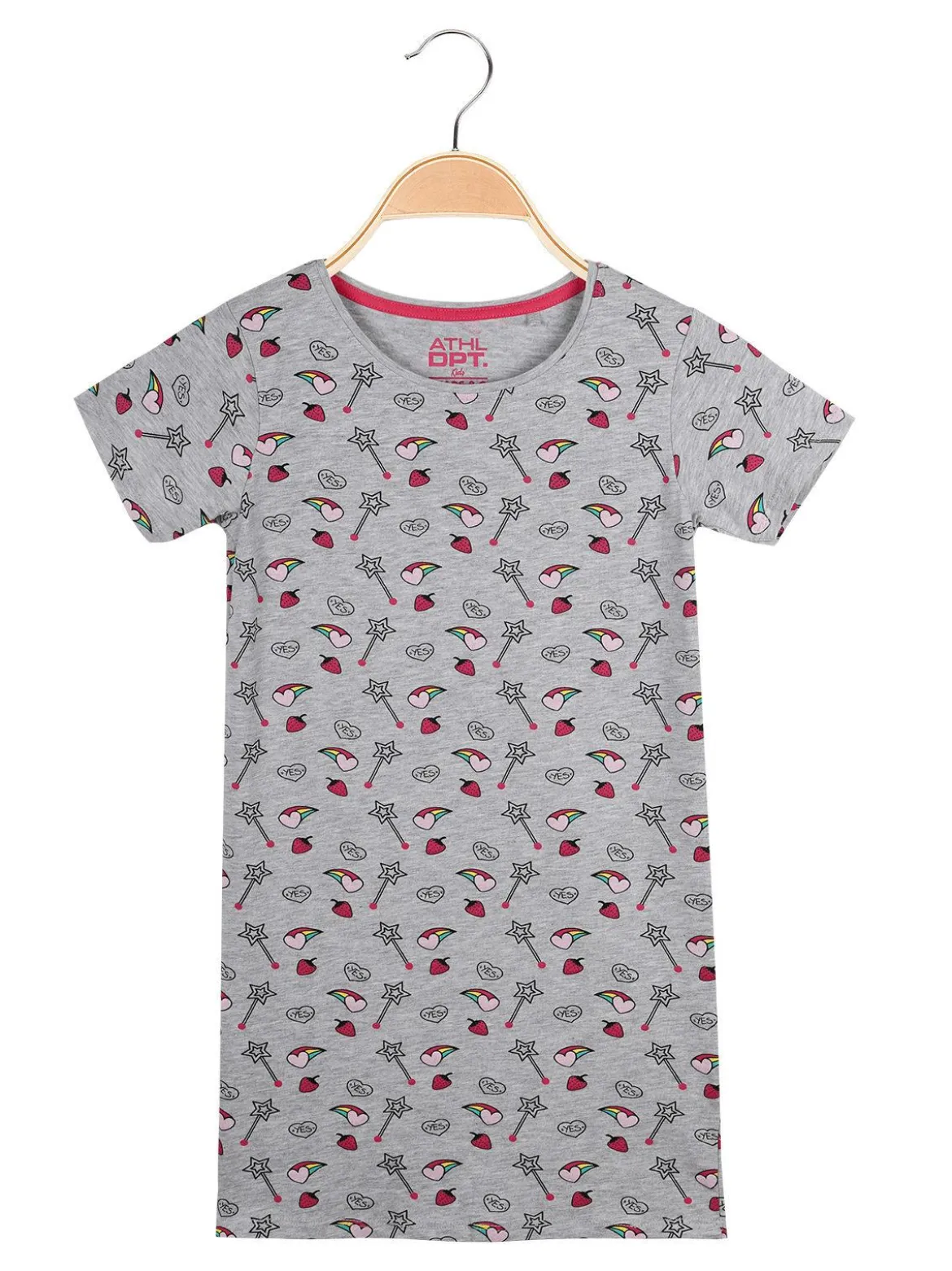 Athl Dpt T-shirt lunga con disegni