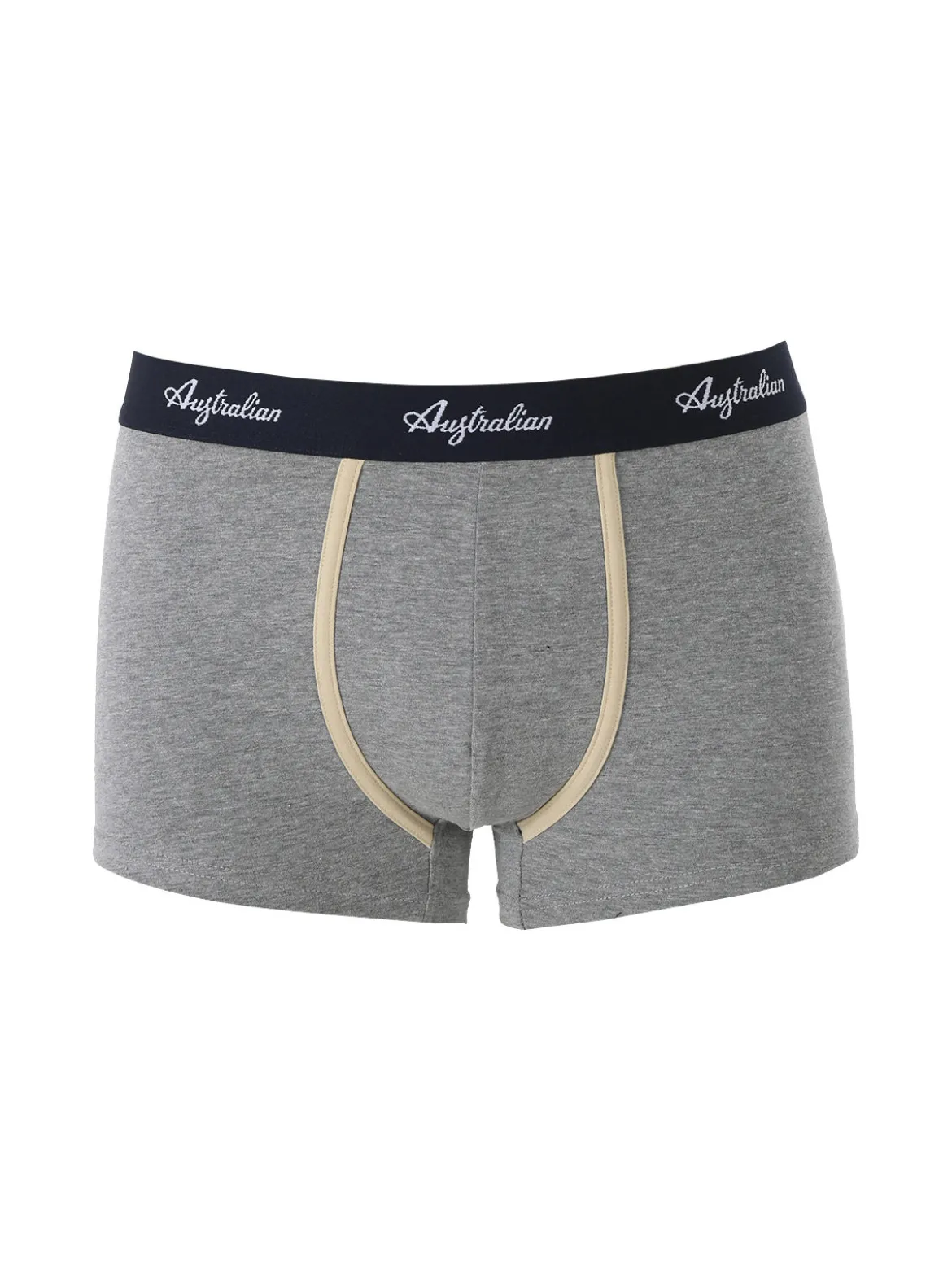 Australian Boxer da uomo in cotone bielastico - grigio scuro
