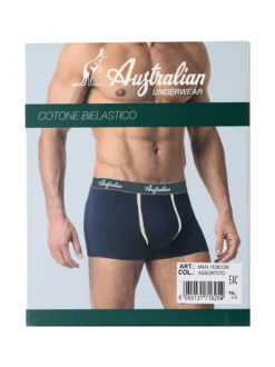 Australian Boxer da uomo in cotone bielastico - grigio scuro