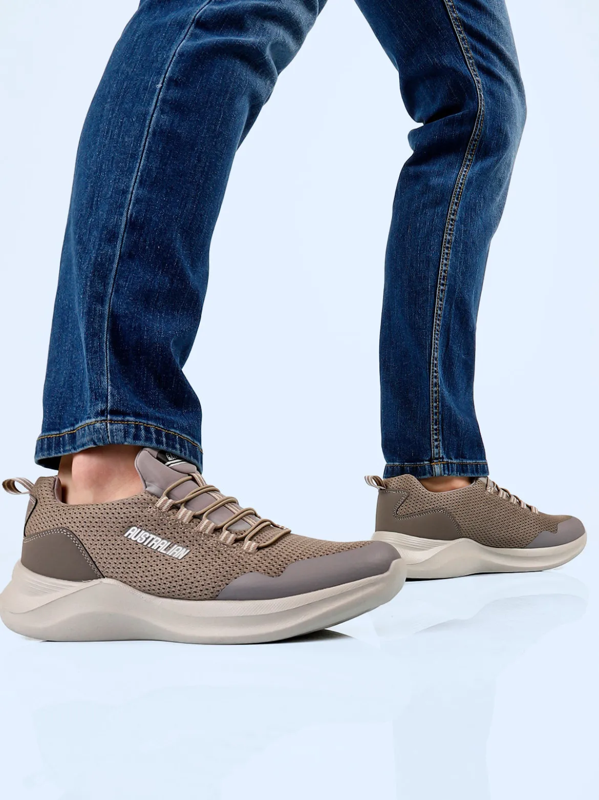 Australian COMFY Sneakers sportive da uomo con lacci elastici