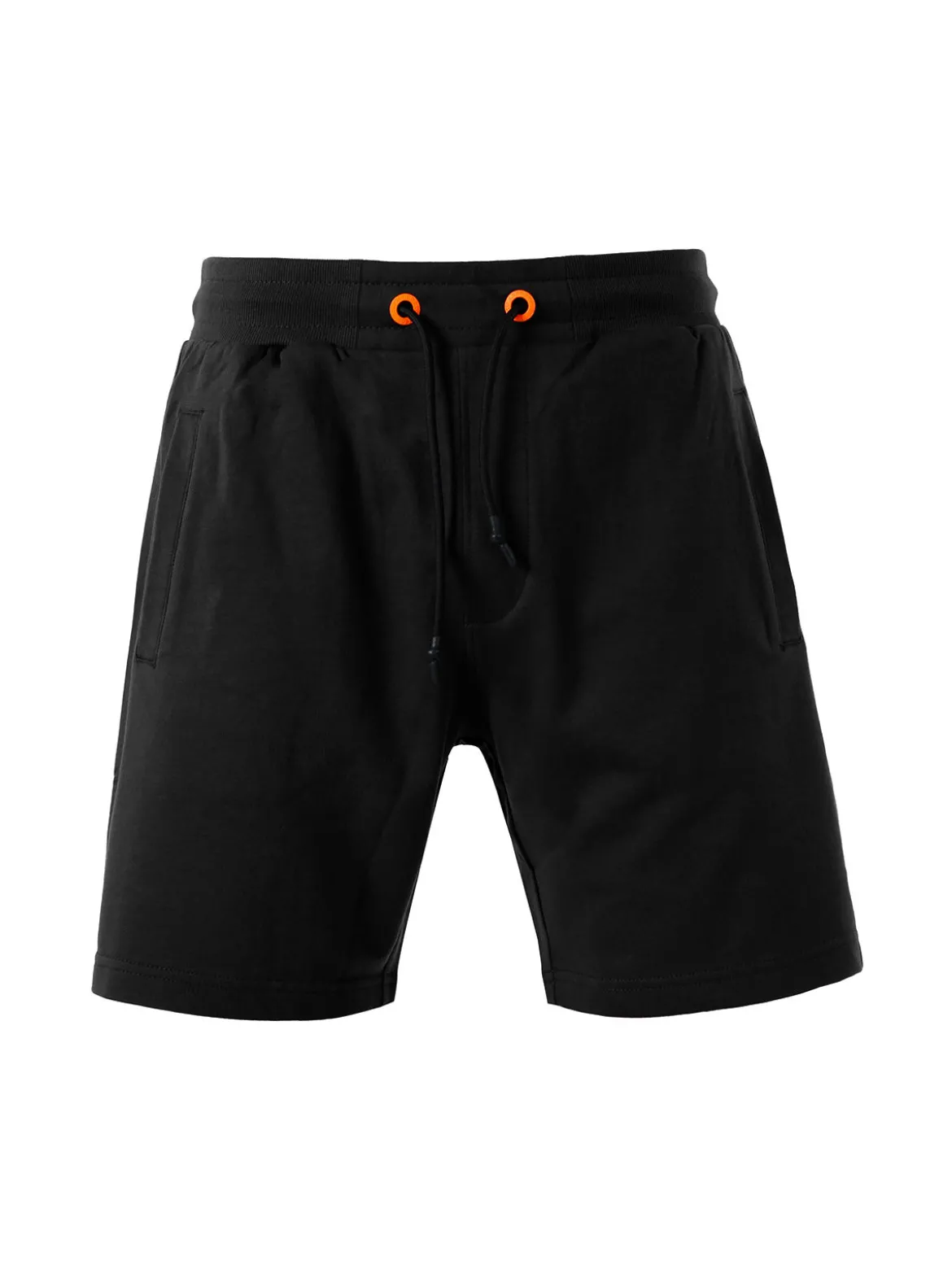Baci & Abbracci Bermuda da uomo in cotone con coulisse - nero