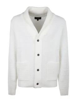 Baci & Abbracci Cardigan uomo in maglia a trecce