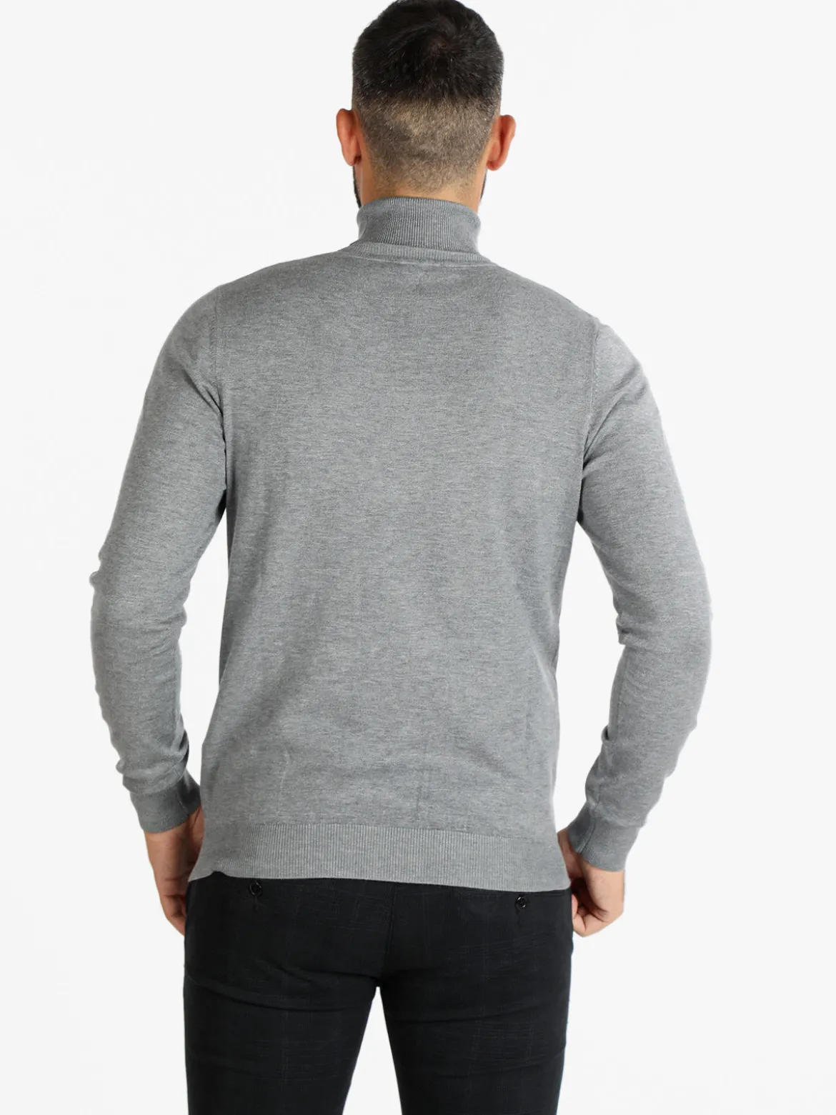 Baci & Abbracci Dolcevita in maglia da uomo