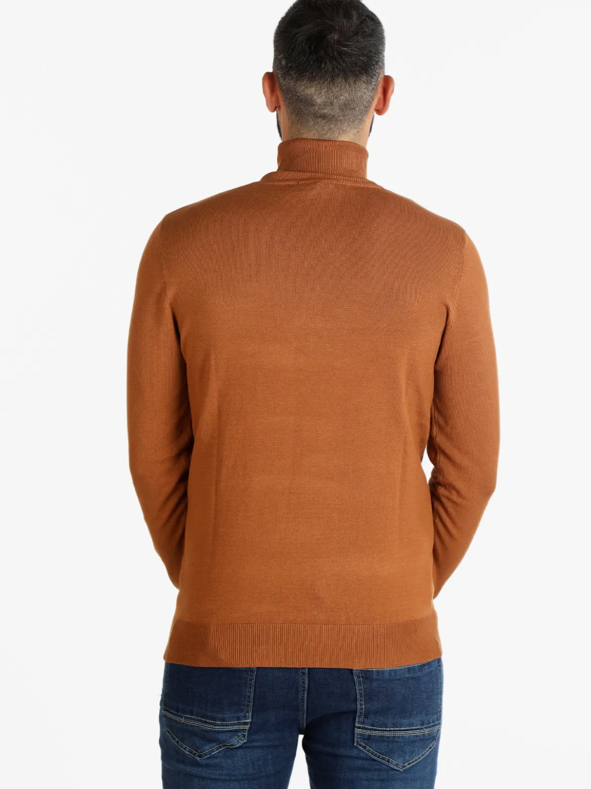 Baci & Abbracci Dolcevita in maglia da uomo