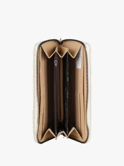 Baci & Abbracci Portafoglio da donna con zip - panna