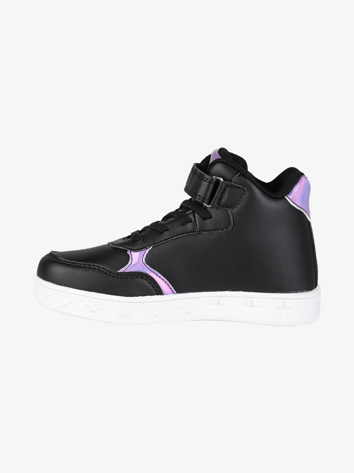 Bacio & Bacio Sneakers alte da bambina con cinturino a strappo e luci