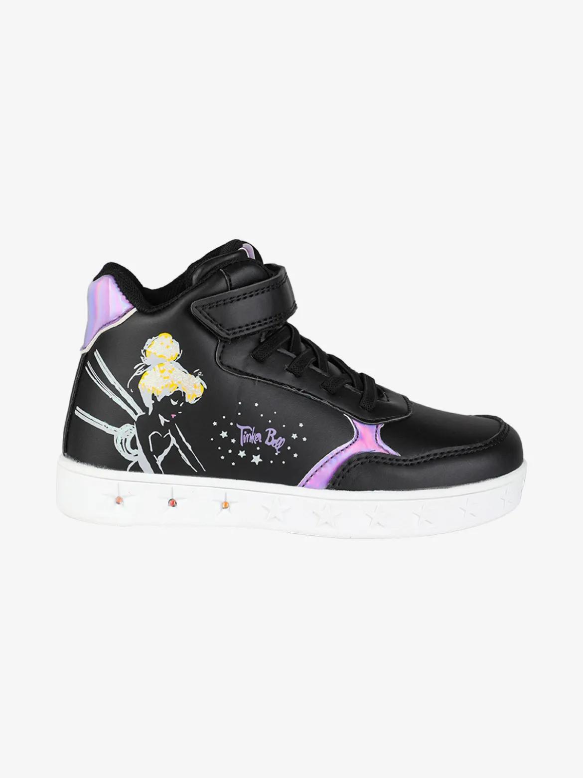 Bacio & Bacio Sneakers alte da bambina con cinturino a strappo e luci
