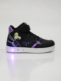 Bacio & Bacio Sneakers alte da bambina con cinturino a strappo e luci