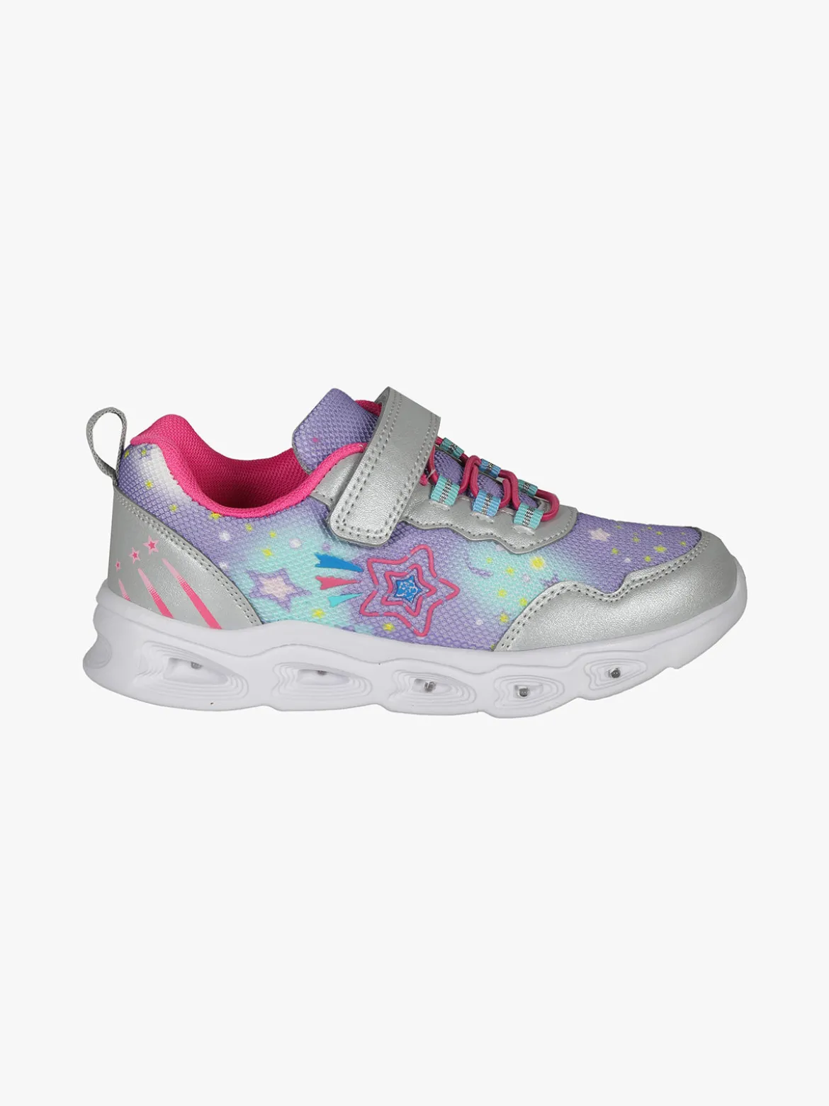 Bacio & Bacio Sneakers da ragazza con chiusura a strappo e luci