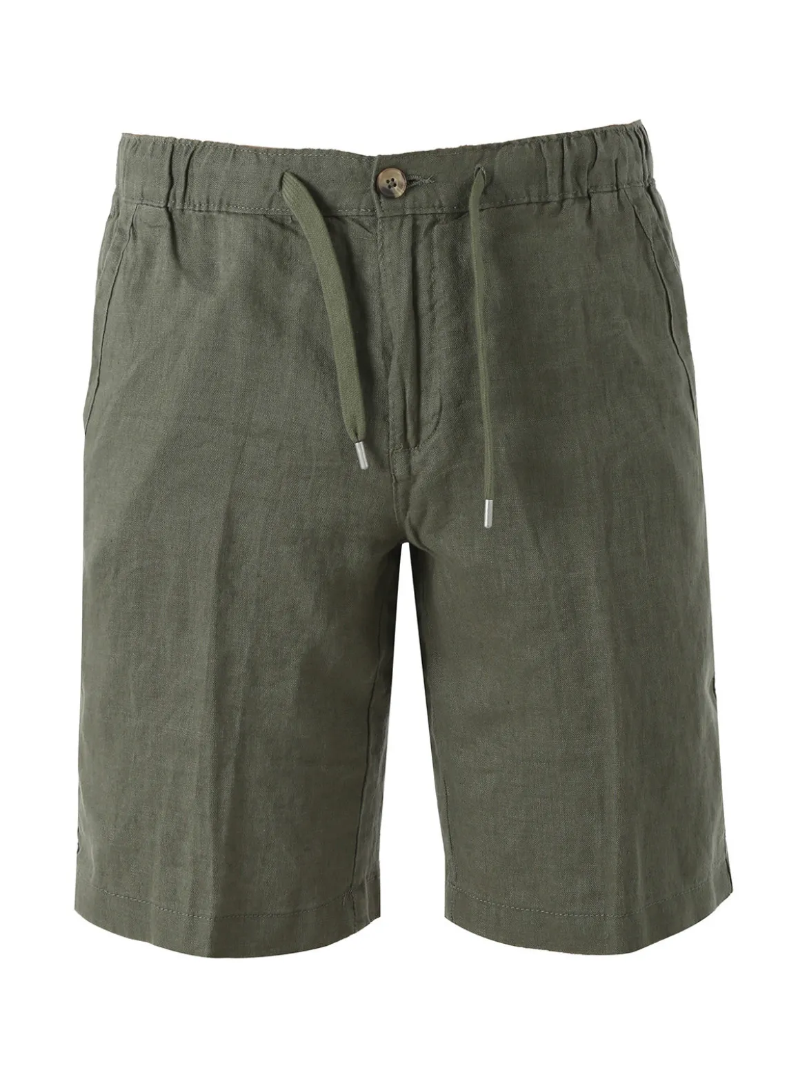 Bad Boys Bermuda in lino da uomo - militare
