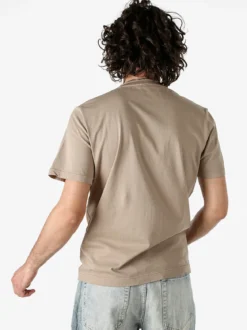 Bad Boys Maglia da uomo in cotone a maniche corte con taschino - sabbia