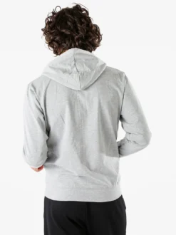 Baker'S Felpa da uomo full zip con cappuccio - grigio